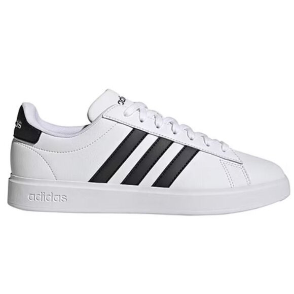 adidas Grand Court Cloudfoam Lifestyle Co Mens Sneakers White Black Size 9.5